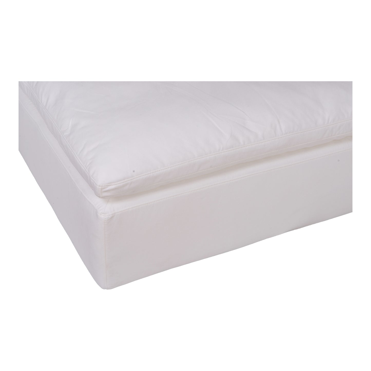 Moes Home Ottomans Clay White Scandinavian Furniture