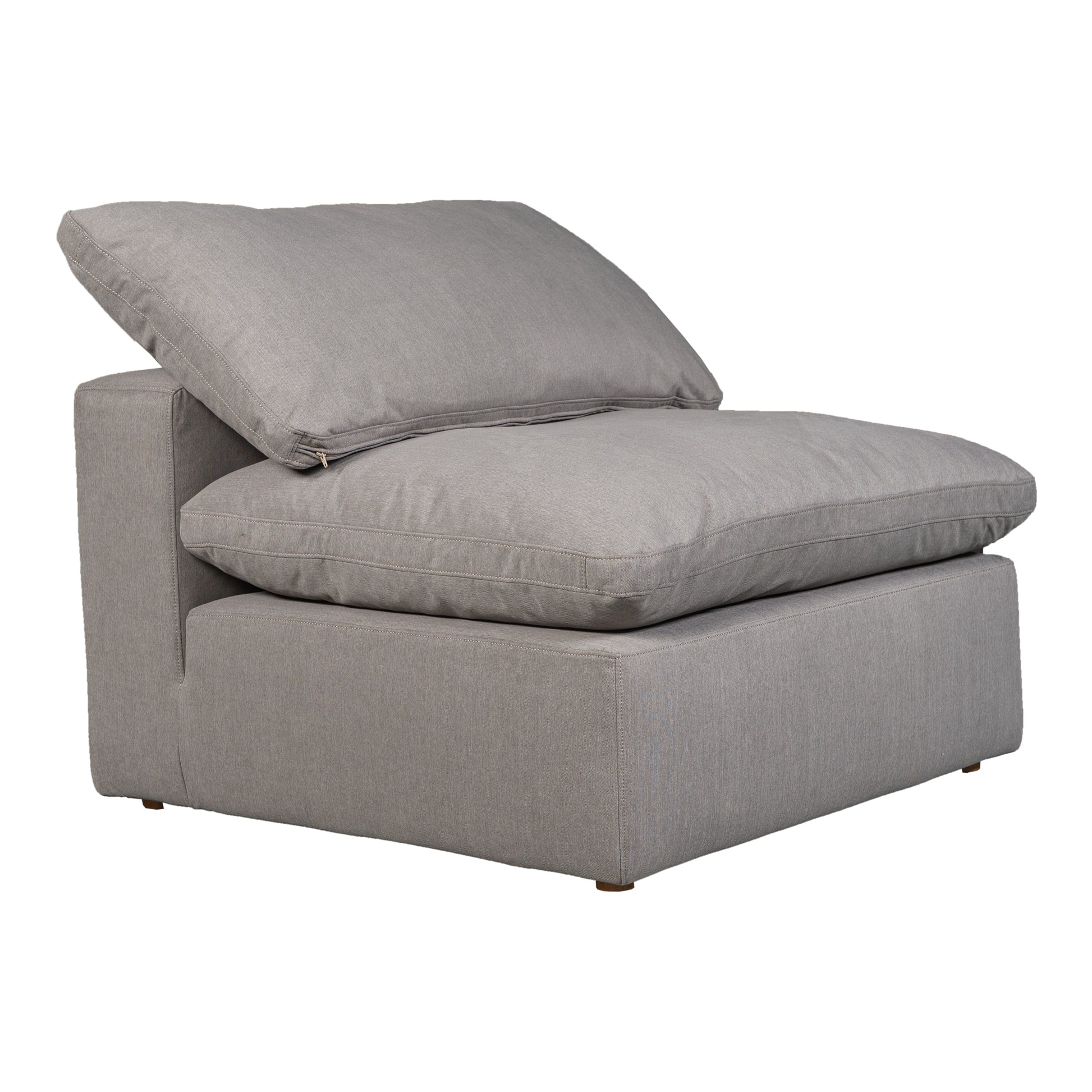 Moes Home Slipper Chairs Terra Grey Scandinavian Furniture