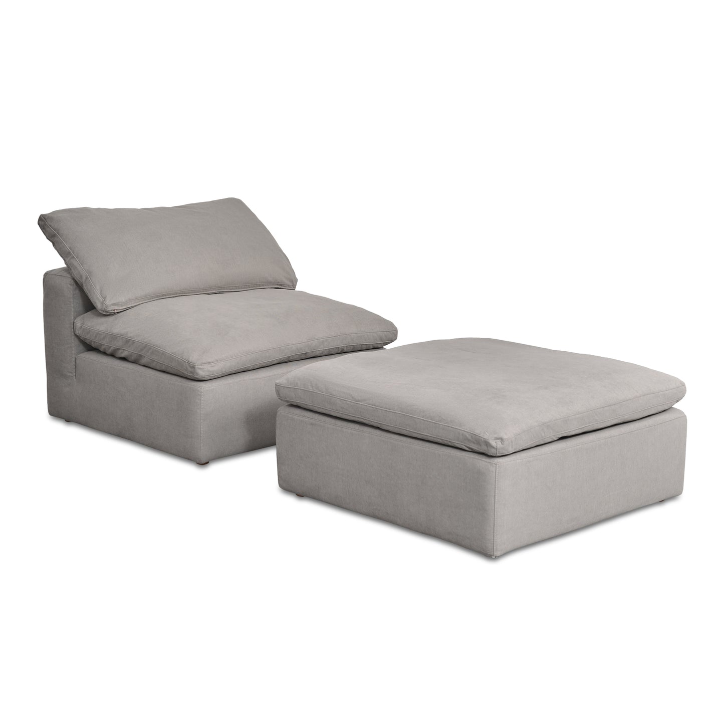 Moes Home Slipper Chairs Terra Grey Scandinavian Furniture