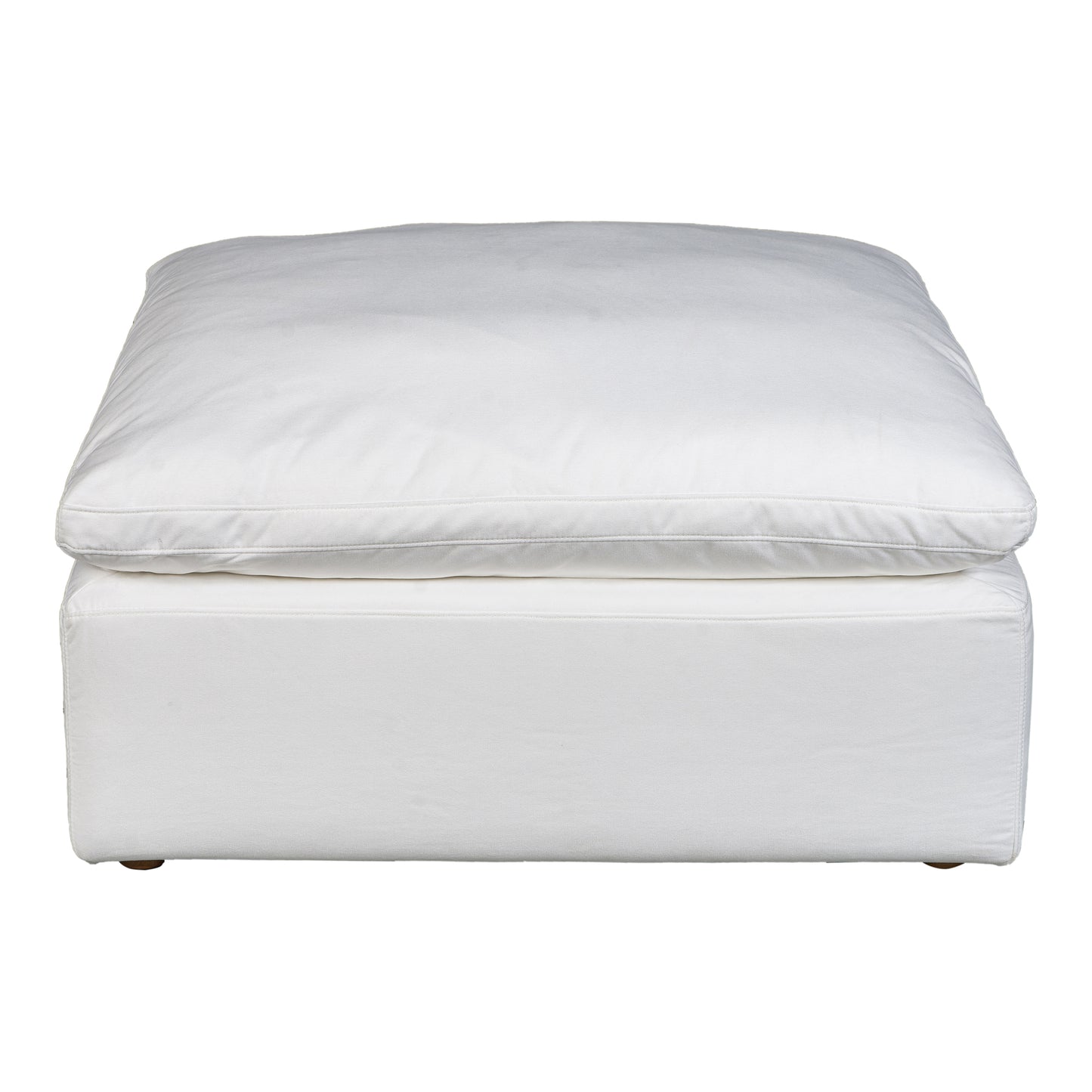 Moes Home Ottomans Terra White Scandinavian Furniture