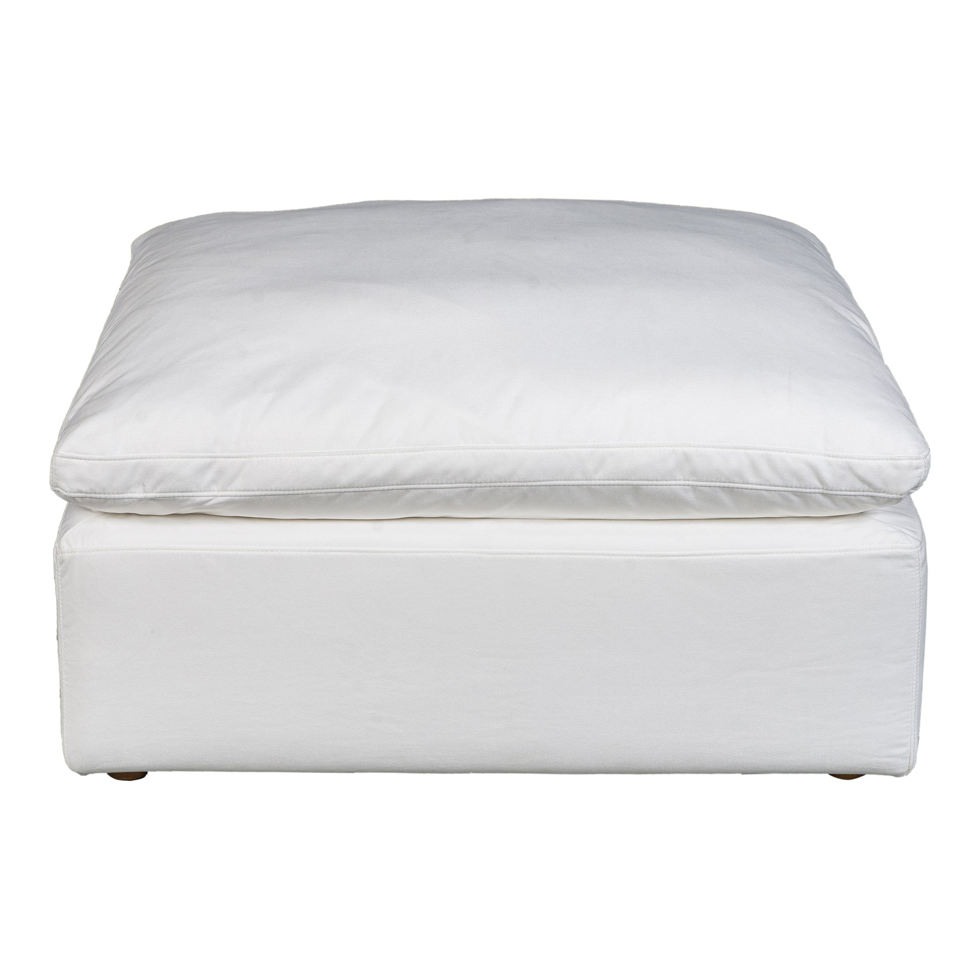 Moes Home Ottomans Terra White Scandinavian Furniture