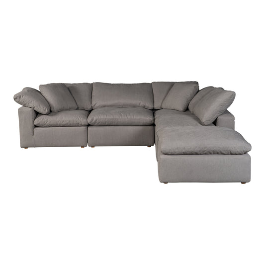 Moes Home Modular Sectionals Terra Grey Scandinavian Furniture