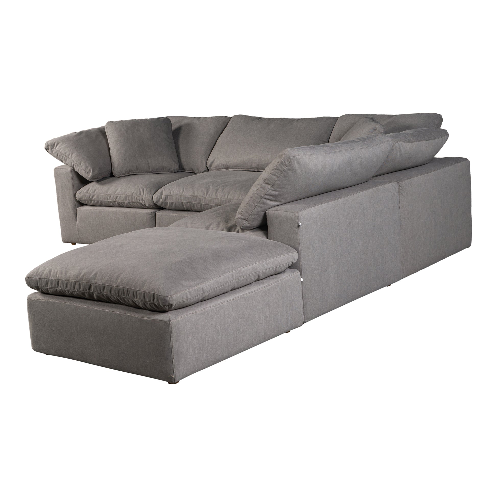 Moes Home Modular Sectionals Terra Grey Scandinavian Furniture
