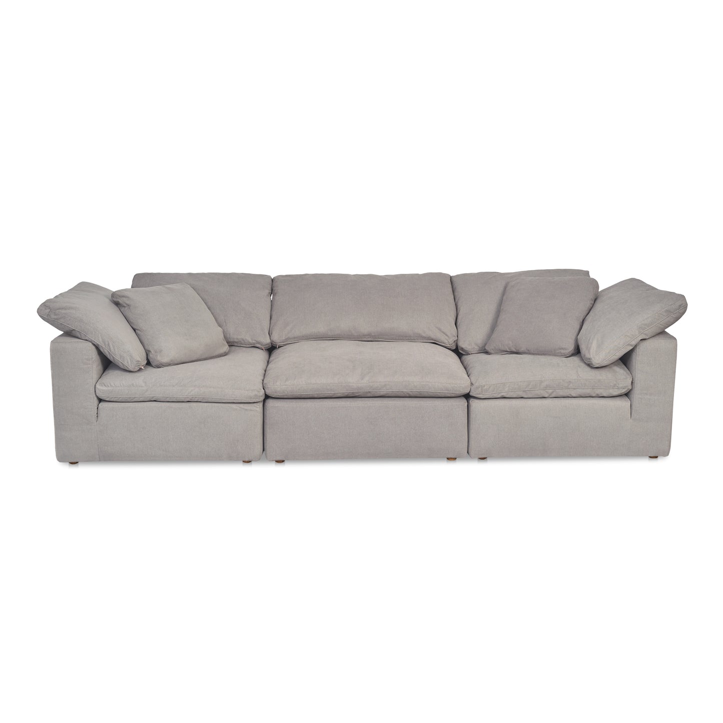 Moes Home Sectionals Clay Grey Scandinavian Furniture