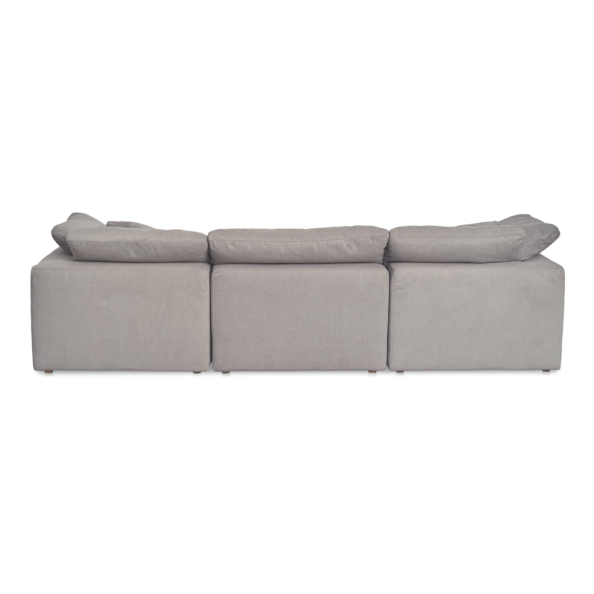 Moes Home Sectionals Clay Grey Scandinavian Furniture