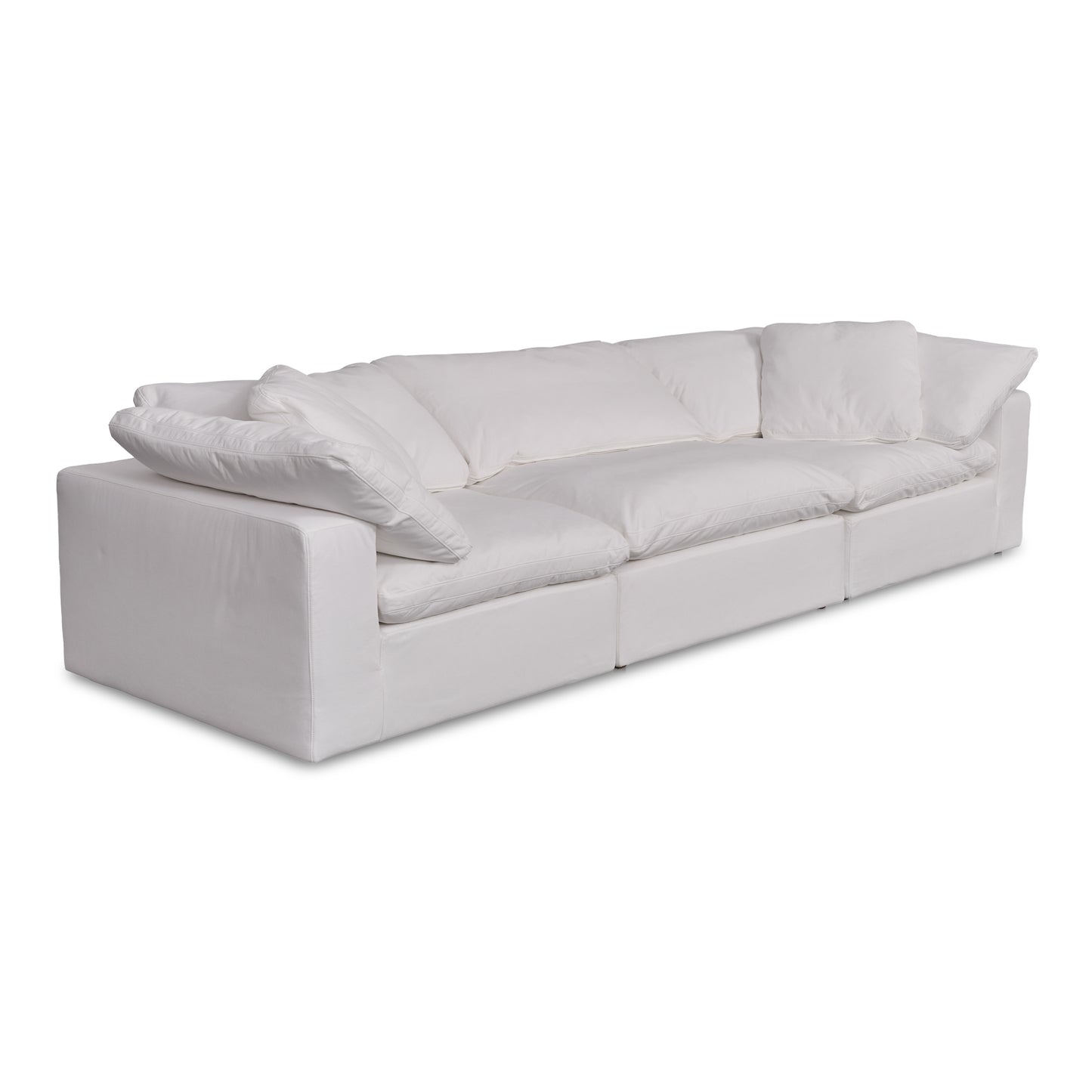 Moes Home Sectionals Terra White Scandinavian Furniture