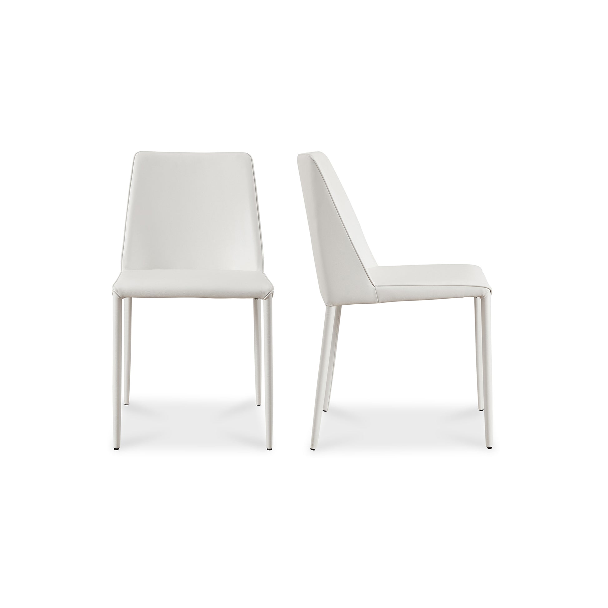 Moes Home Dining Chairs Nora White Modern Furniture