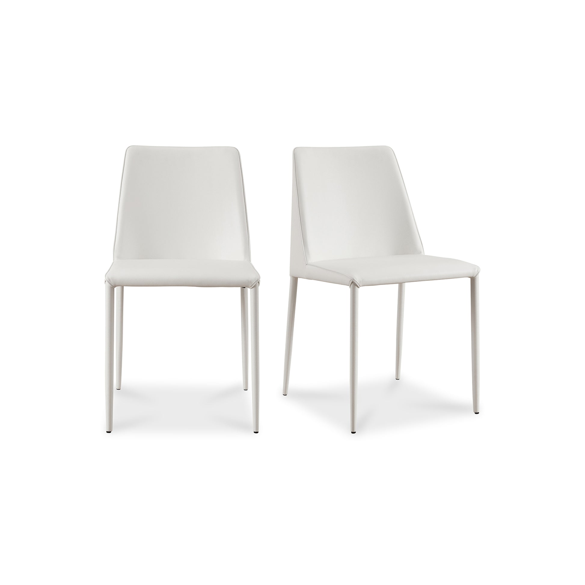 Moes Home Dining Chairs Nora White Modern Furniture