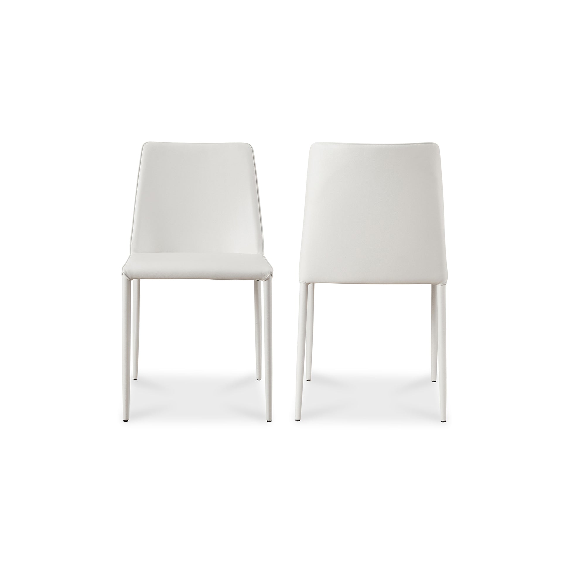 Moes Home Dining Chairs Nora White Modern Furniture