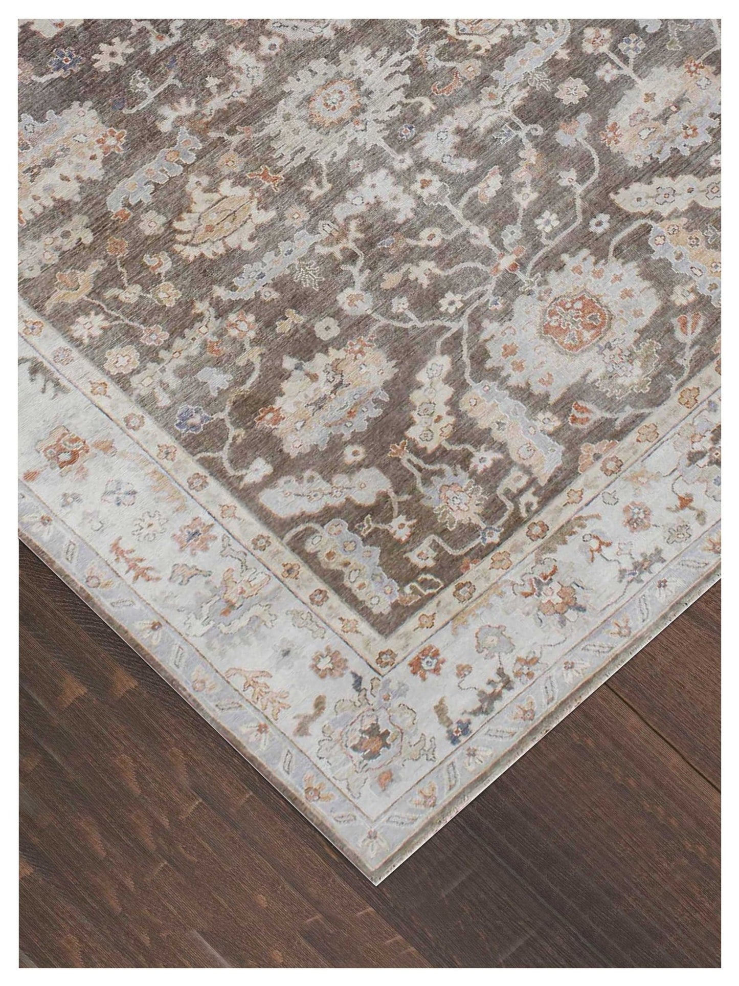 Artisan Julie Brown Ivory Transitional Knotted Rug - Rugs - Artisan - Atlanta Designer Rugs