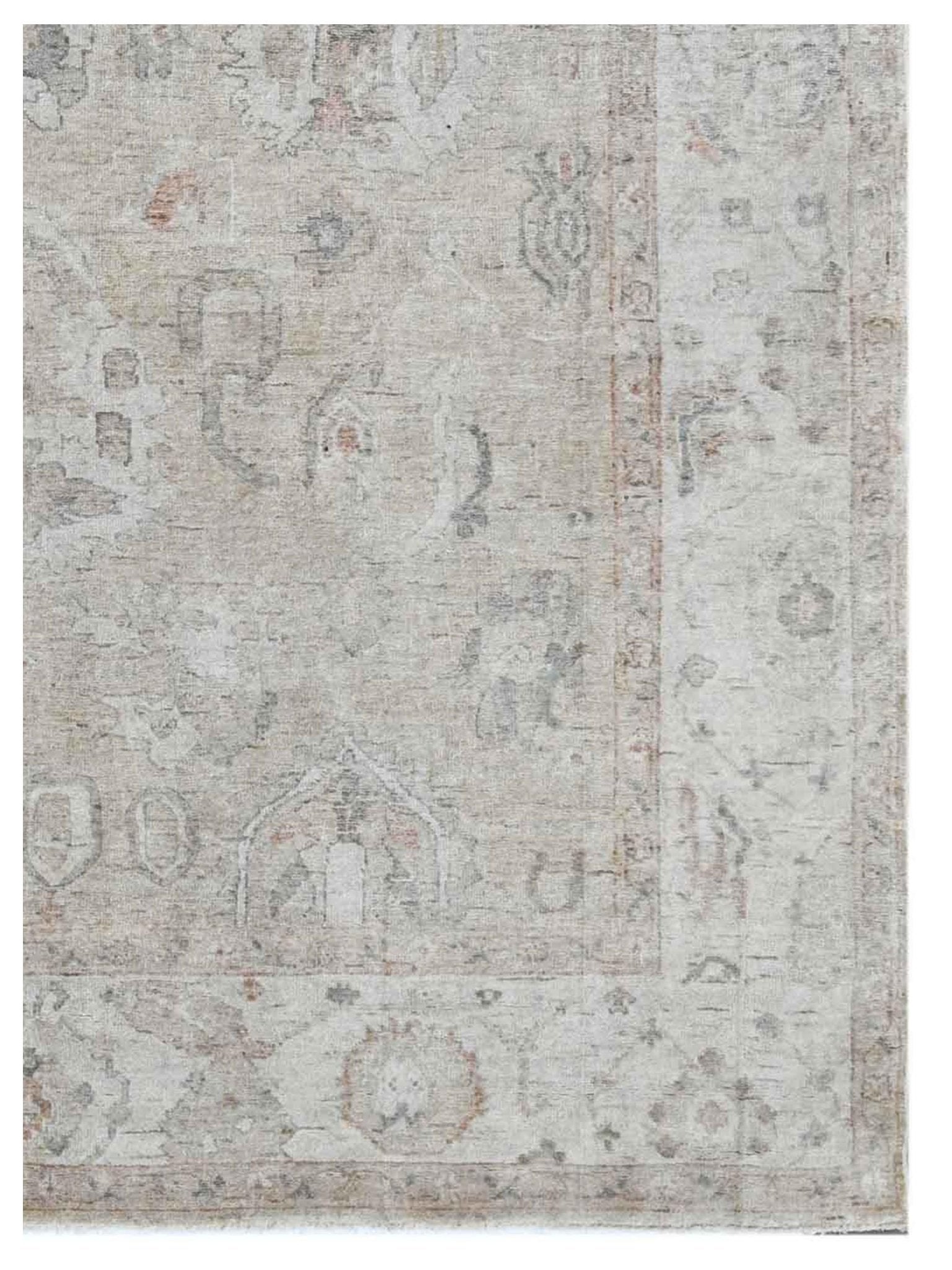 Artisan Julie Gold Beige Transitional Knotted Rug - Rugs - Artisan - Atlanta Designer Rugs