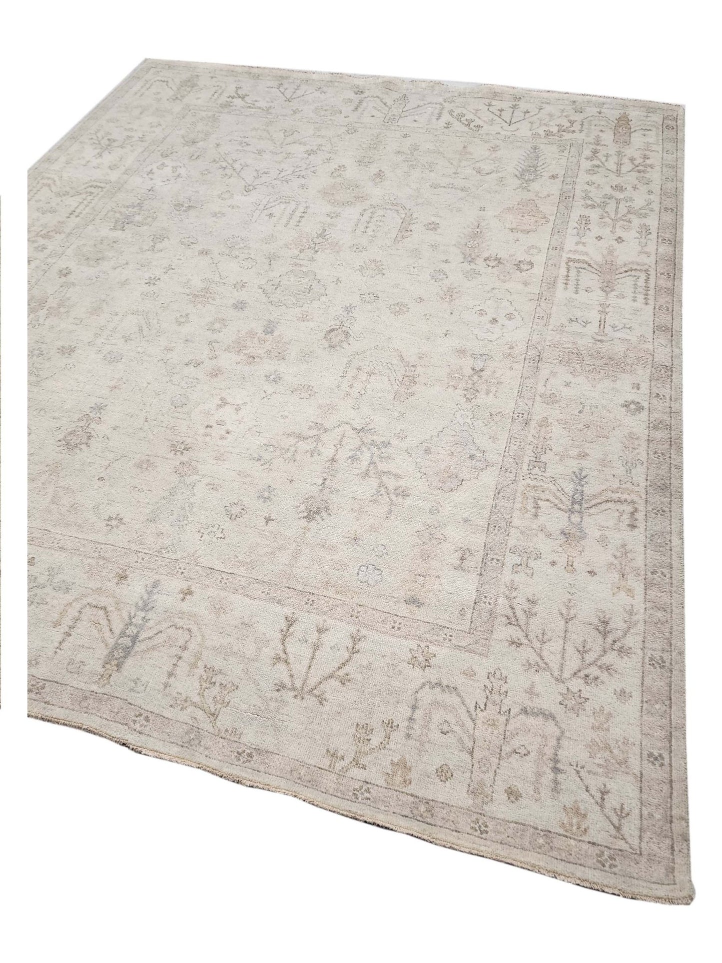 Artisan Julie Taupe Khaki Traditional Knotted Rug - Rugs - Artisan - Atlanta Designer Rugs