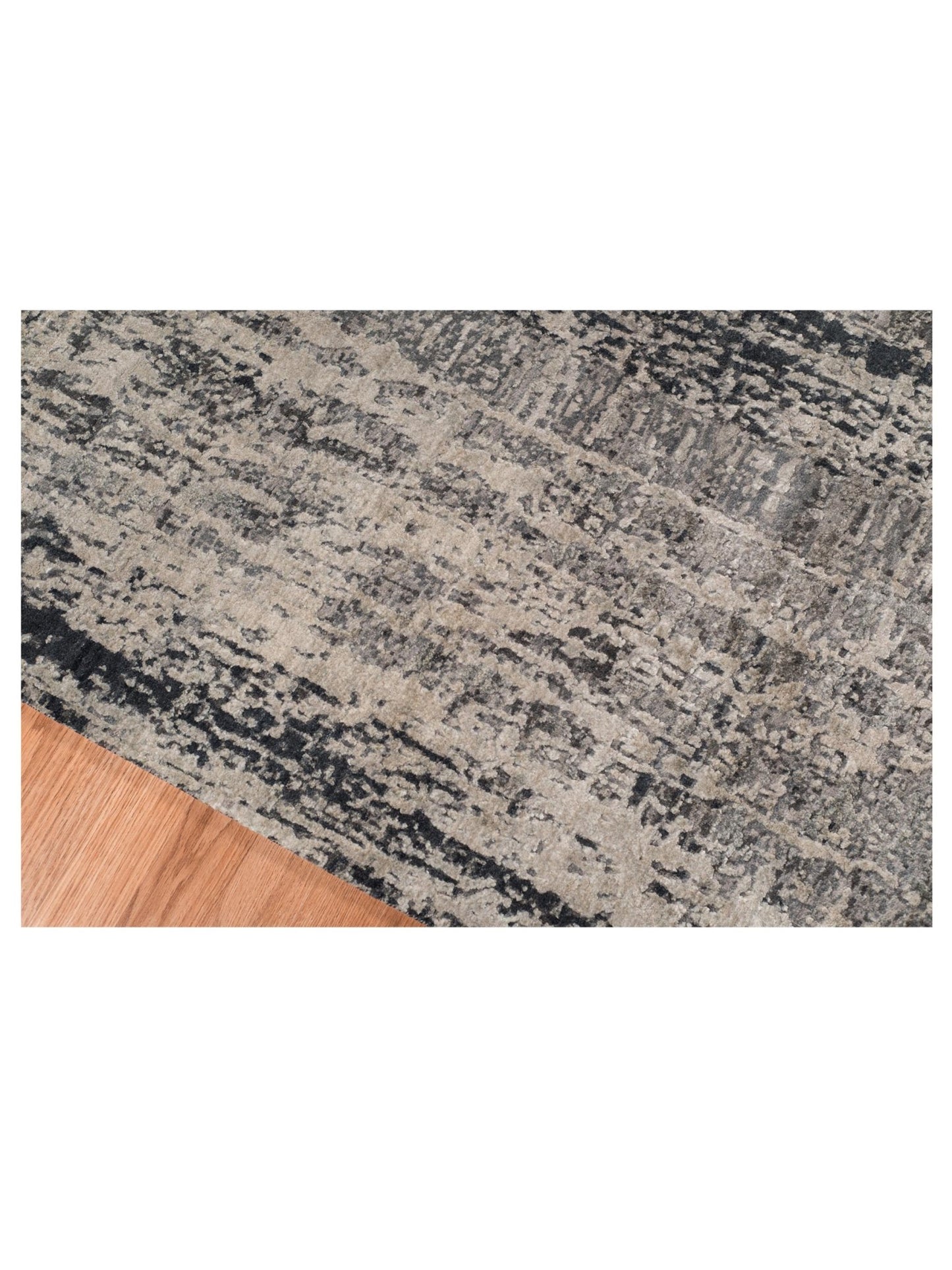 Limited Zelma WI - 438 Dark Gray Transitional Knotted Rug - Rugs - Limited - Atlanta Designer Rugs