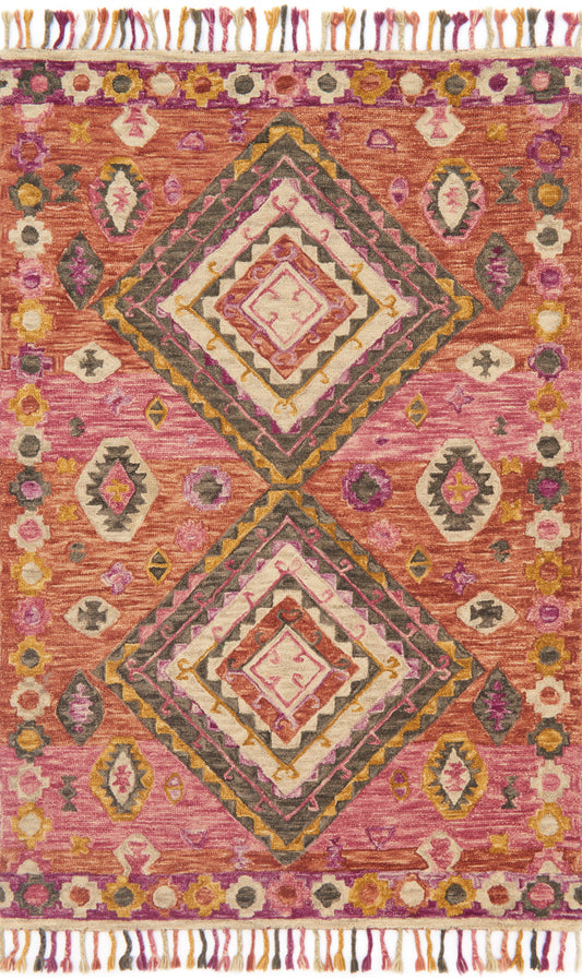 Loloi ZHARAH ZR-07 Fiesta Transitional Hooked Rug