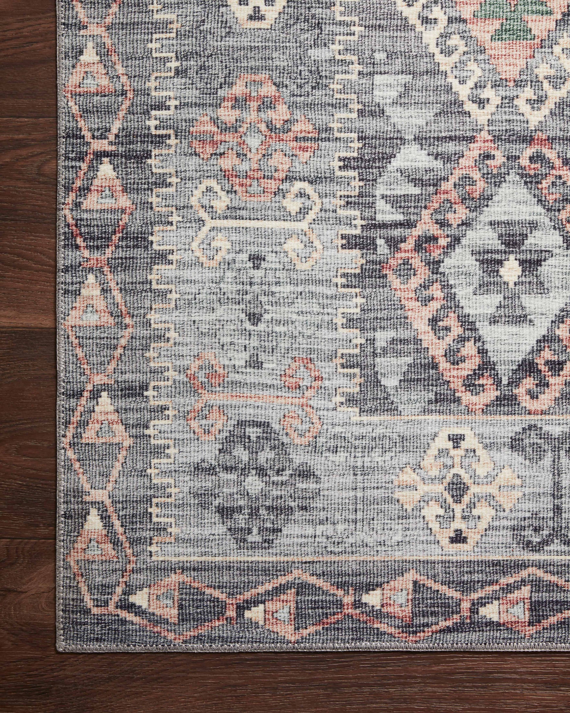 Loloi II Zion ZIO-01 Grey Multi Traditional Power Loomed Rug