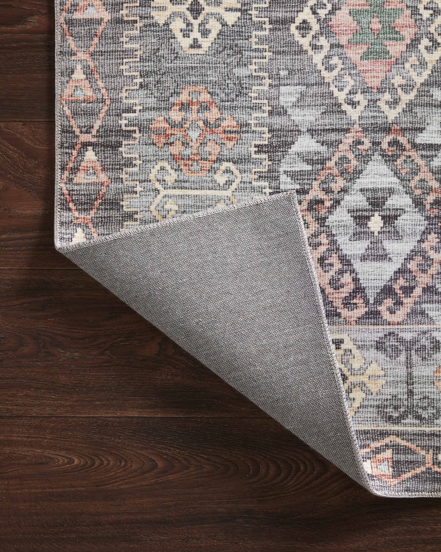 Loloi II Zion ZIO-01 Grey Multi Traditional Power Loomed Rug