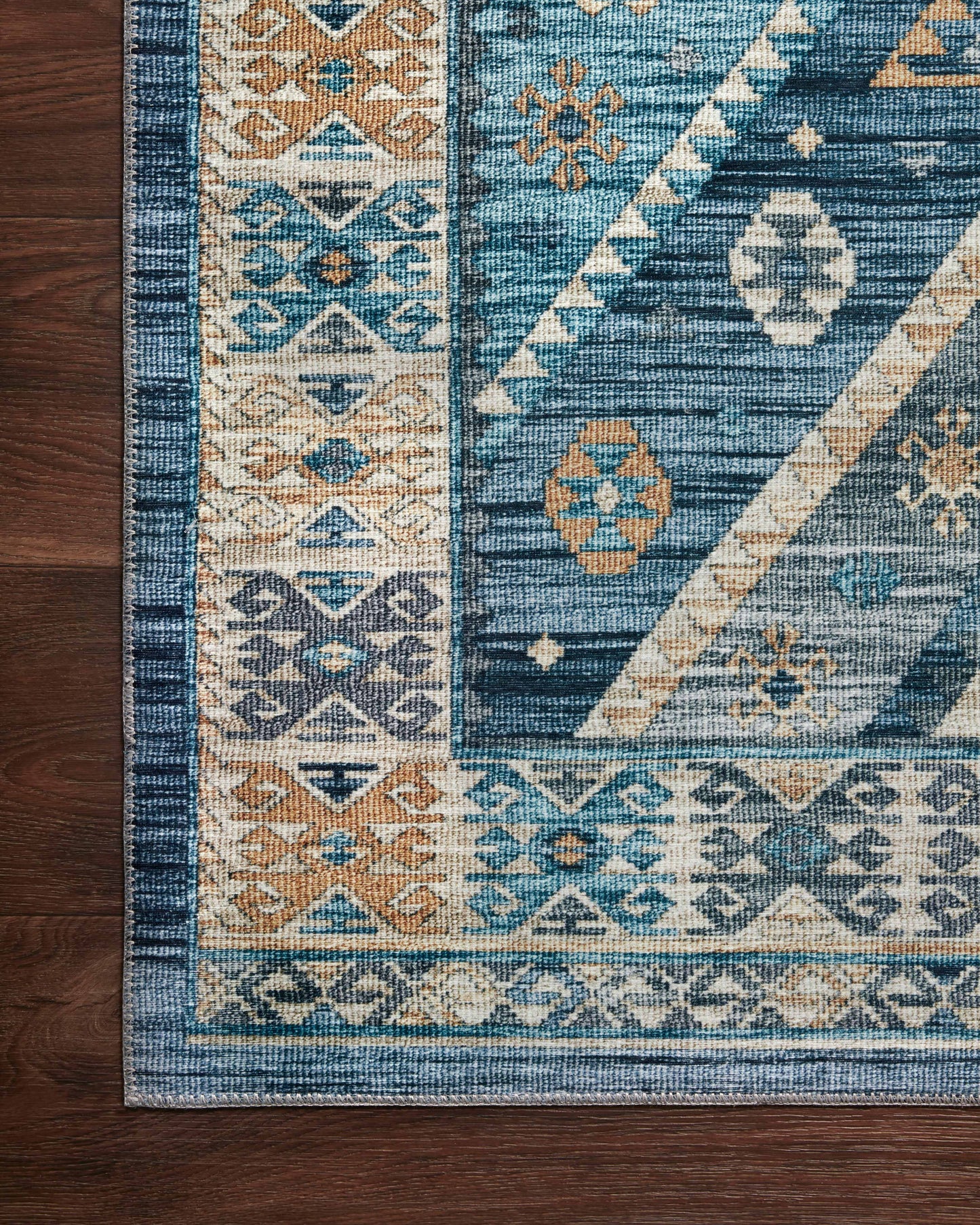 Loloi II Zion ZIO-02 Ocean Gold Traditional Power Loomed Rug