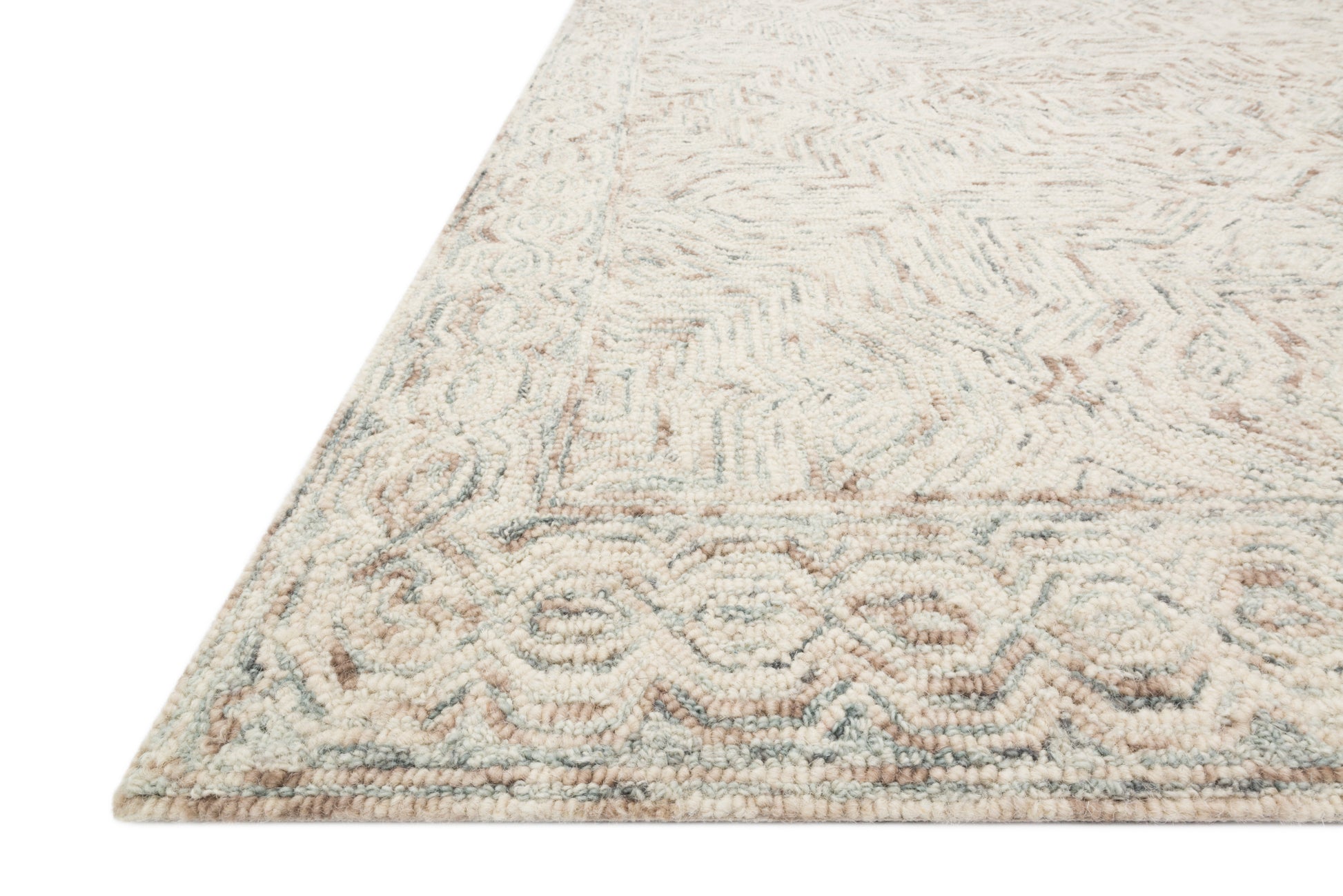 Loloi II Ziva ZV-01 Neutral Contemporary Hand Tufted Rug