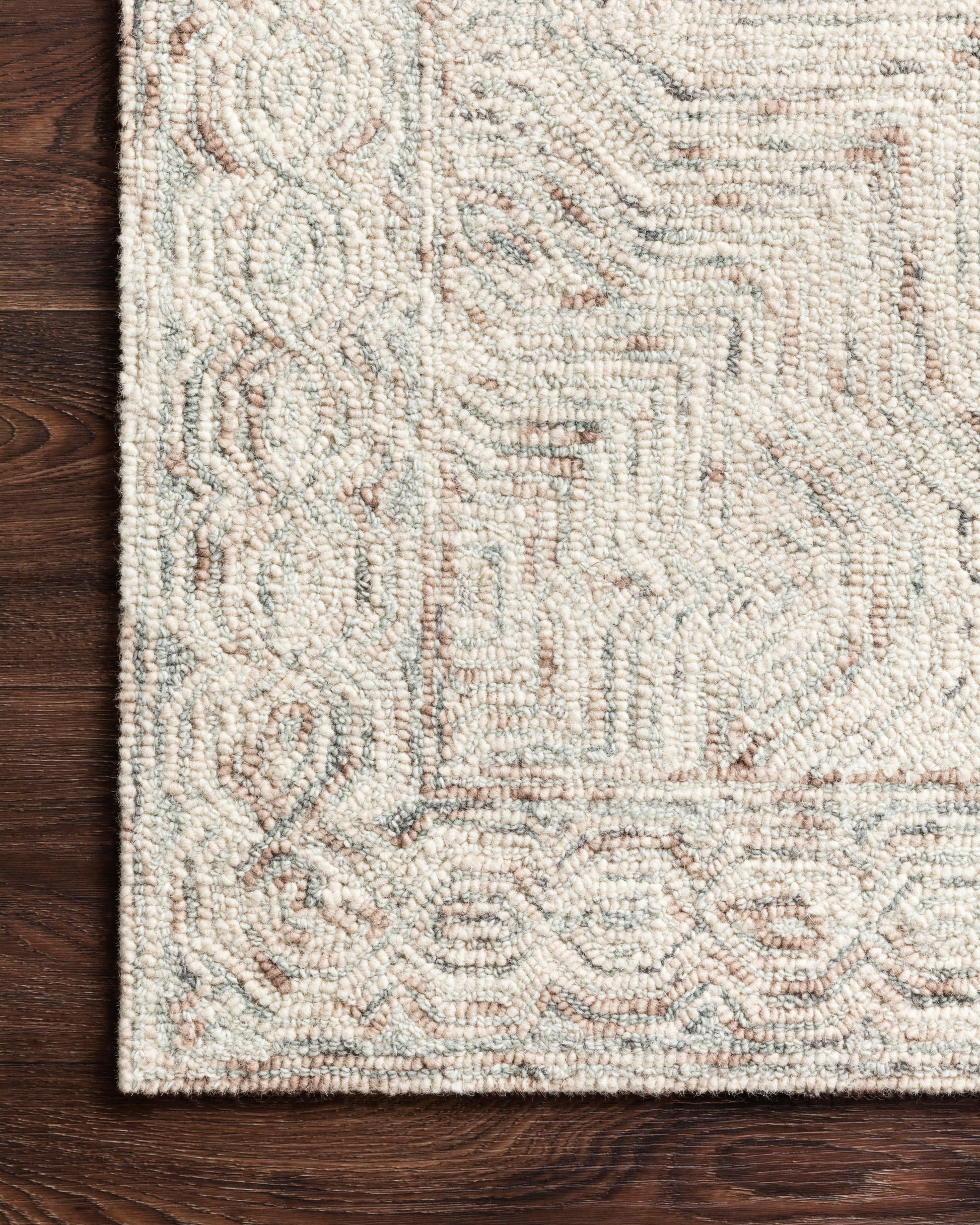 Loloi II Ziva ZV-01 Neutral Contemporary Hand Tufted Rug