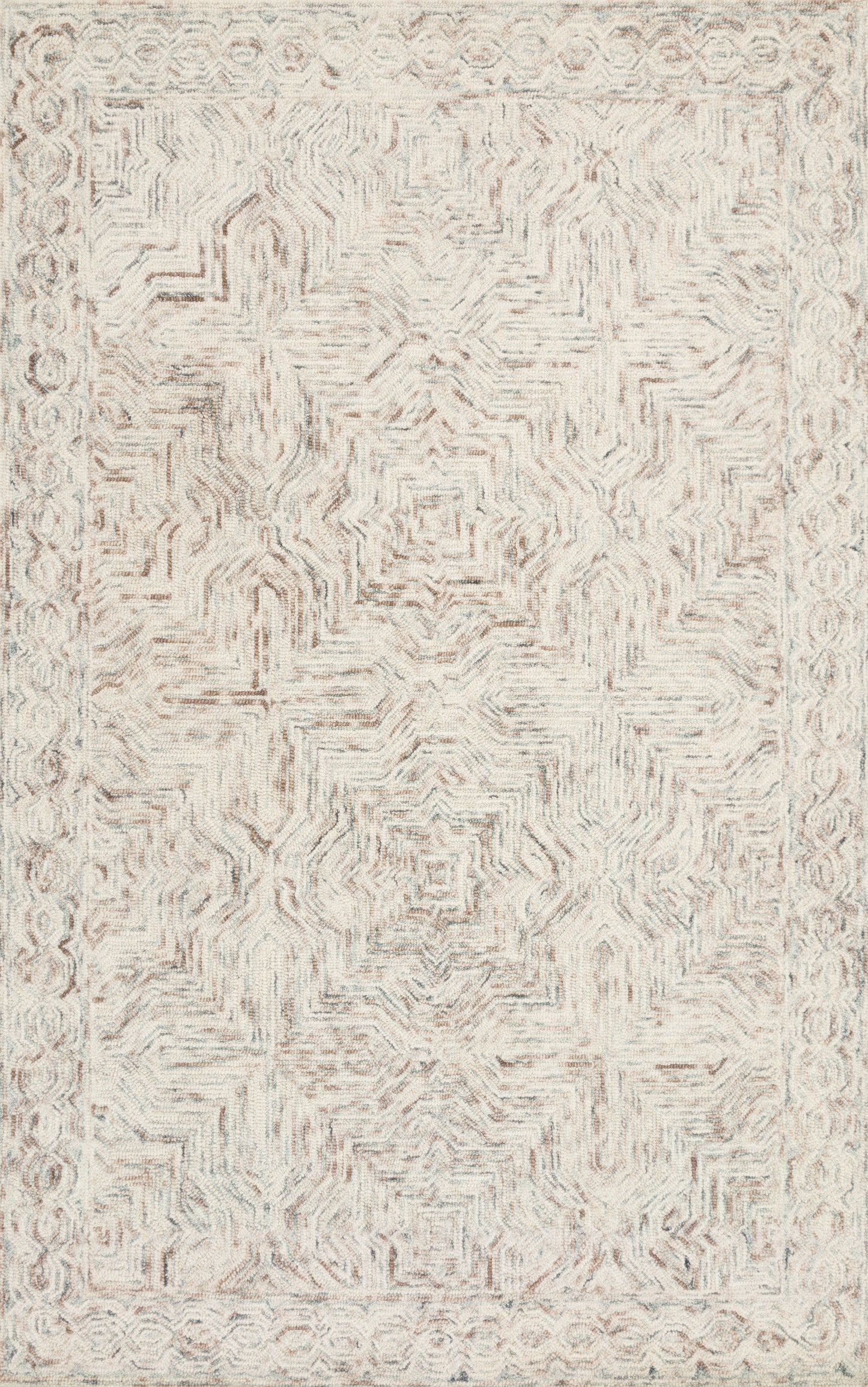 Loloi II Ziva ZV-01 Neutral Contemporary Hand Tufted Rug