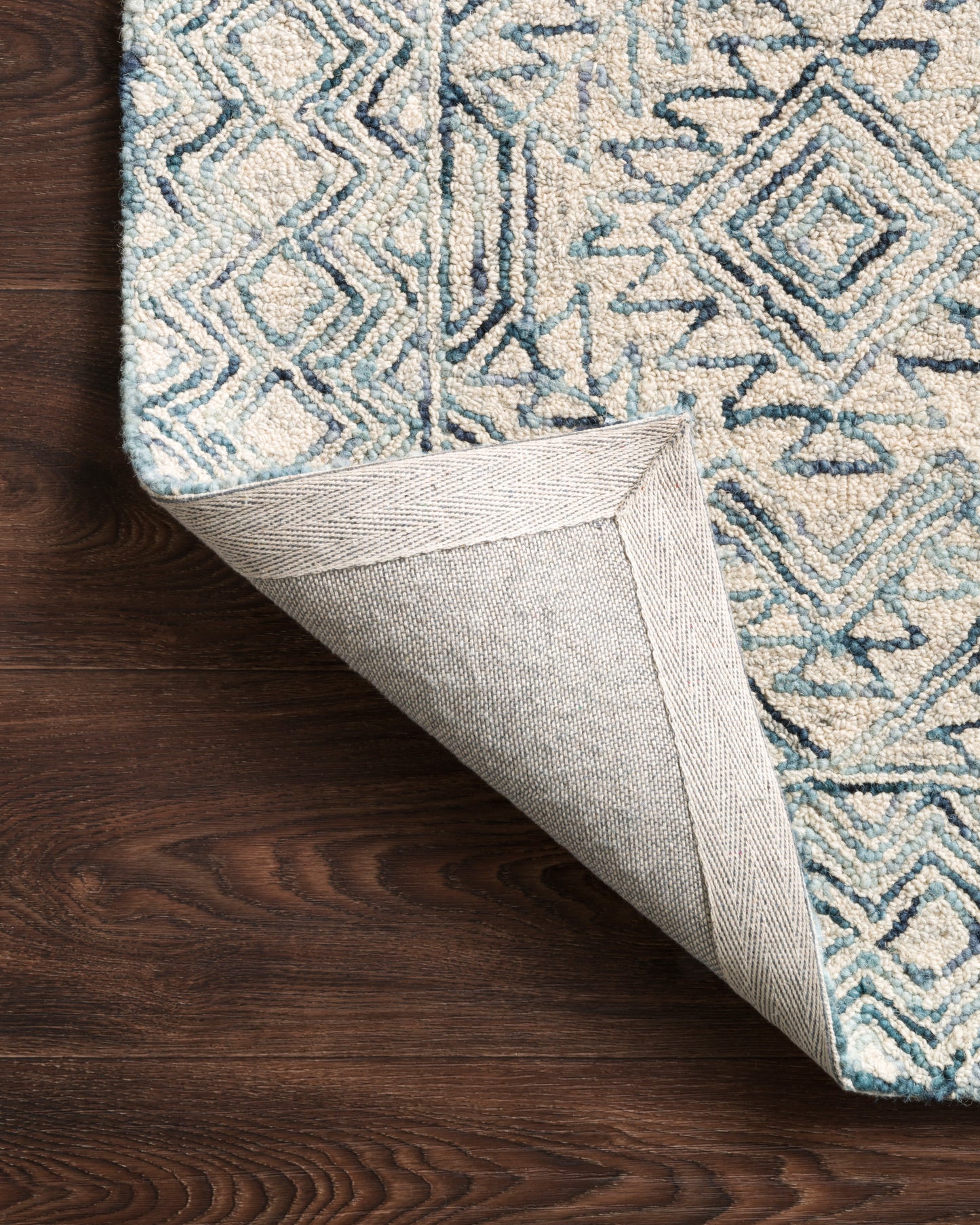 Loloi II Ziva ZV-03 Bluestone Contemporary Hand Tufted Rug