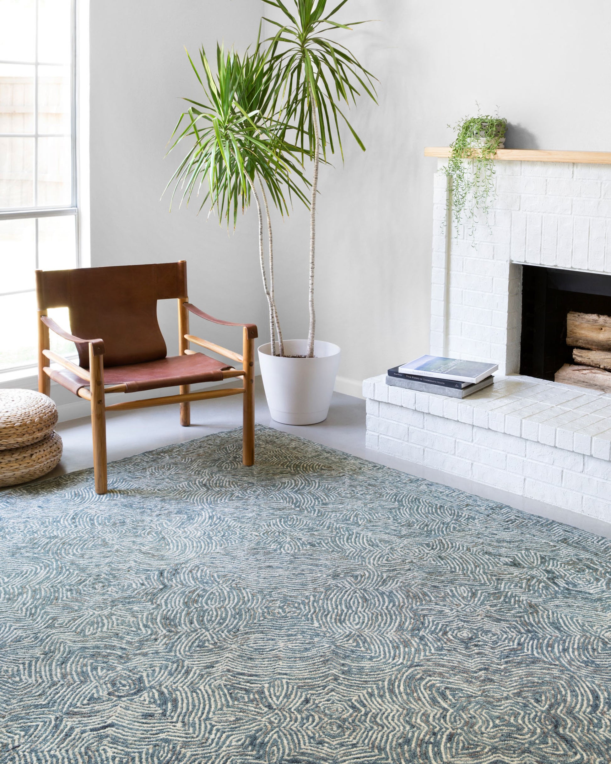 Loloi II Ziva ZV-04 Denim Contemporary Hand Tufted Rug