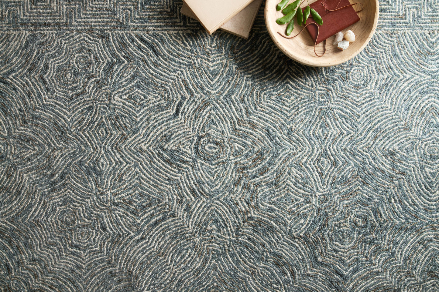 Loloi II Ziva ZV-04 Denim Contemporary Hand Tufted Rug