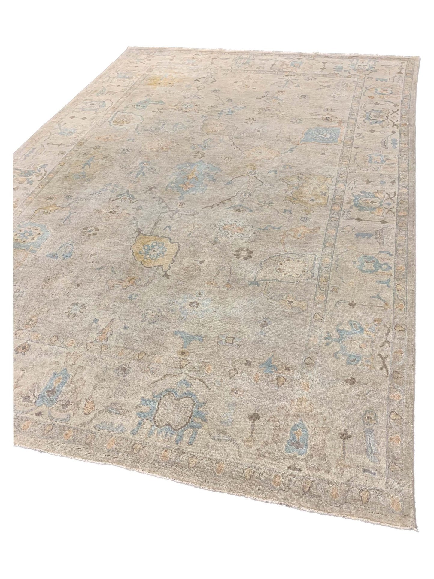 Artisan Julie M.Brown Beige Transitional Knotted Rug - Rugs - Artisan - Atlanta Designer Rugs