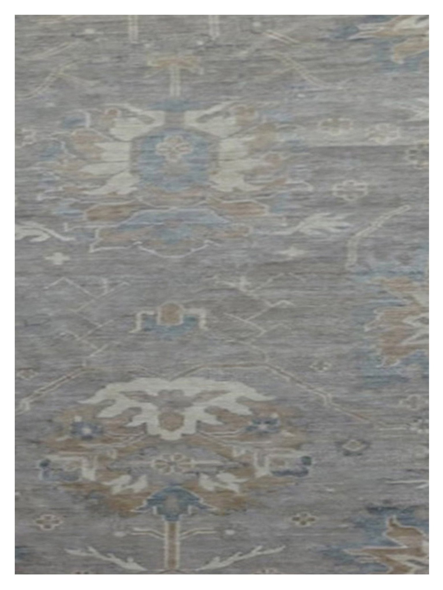 Artisan Audrey Lt.Grey Ivory Traditional Knotted Rug - Rugs - Artisan - Atlanta Designer Rugs