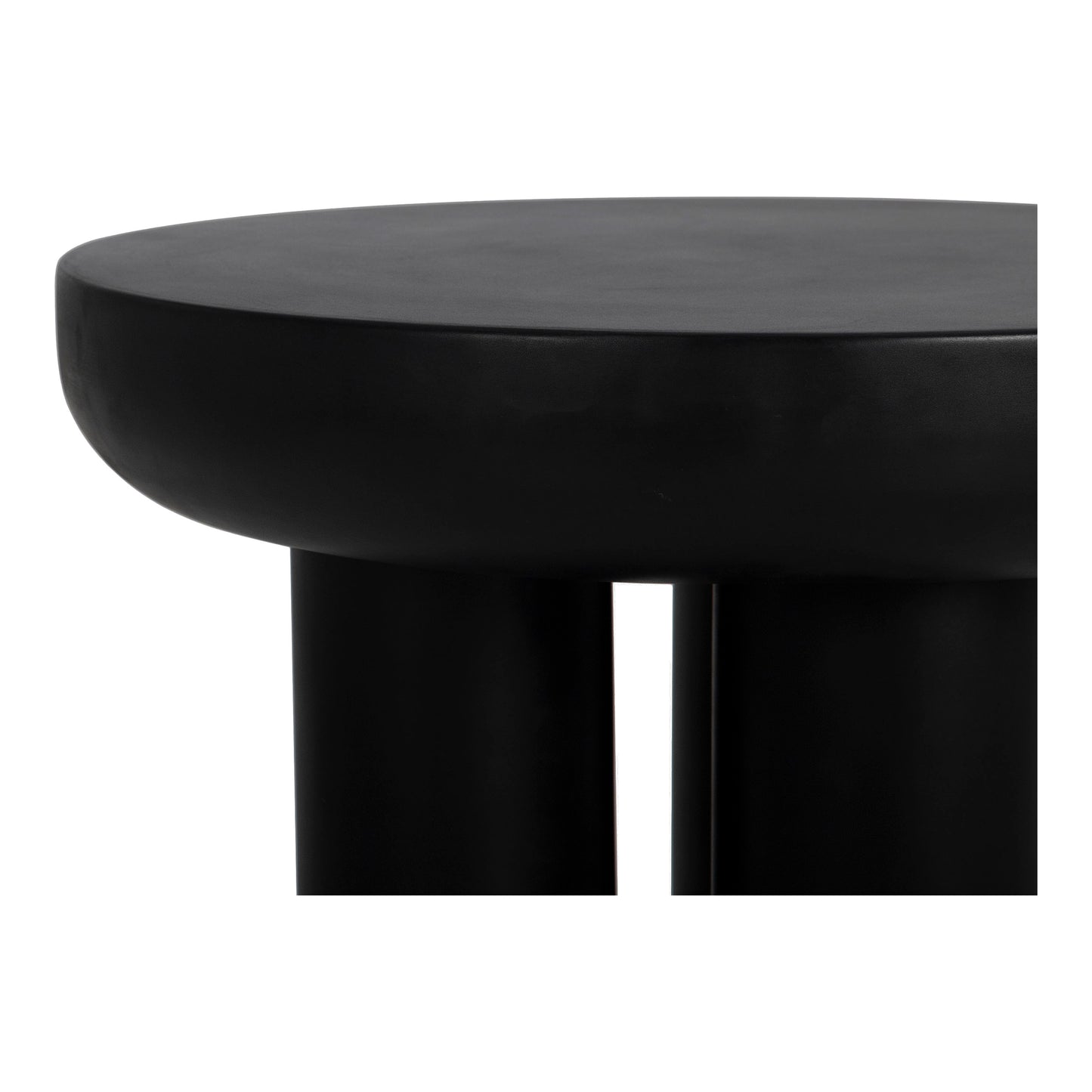 Moes Home Side Table Rocca Black Contemporary Furniture