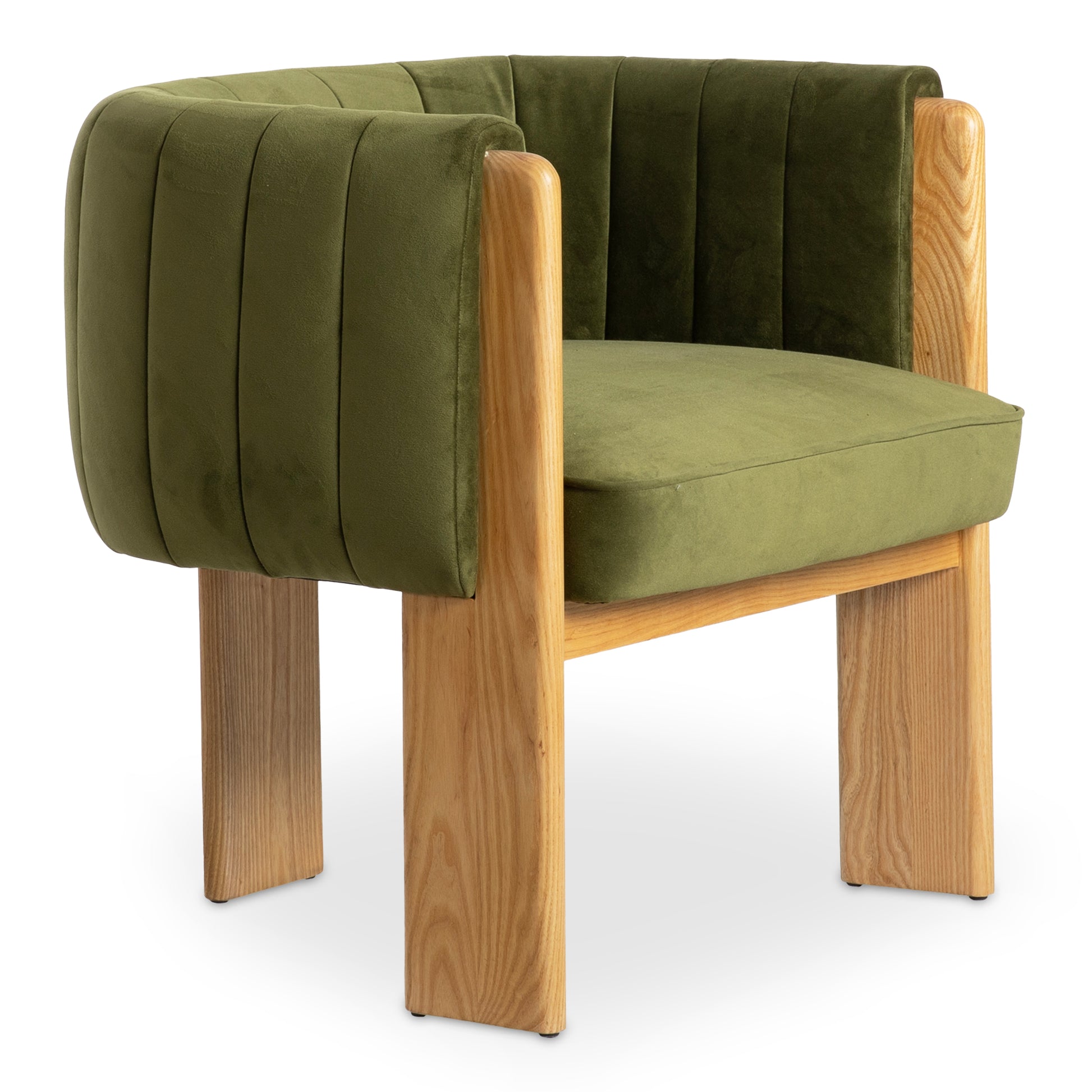 Moes Home Slipper Chairs Sofi Green Contemporary Furniture