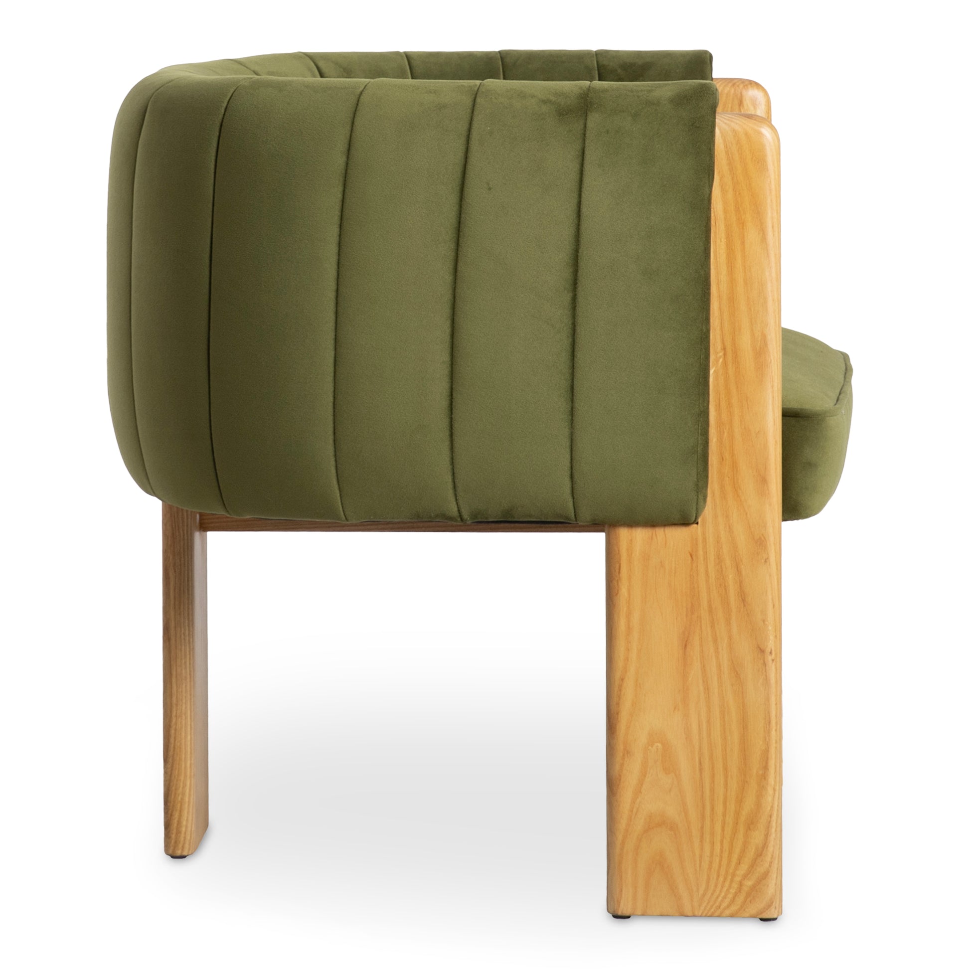 Moes Home Slipper Chairs Sofi Green Contemporary Furniture