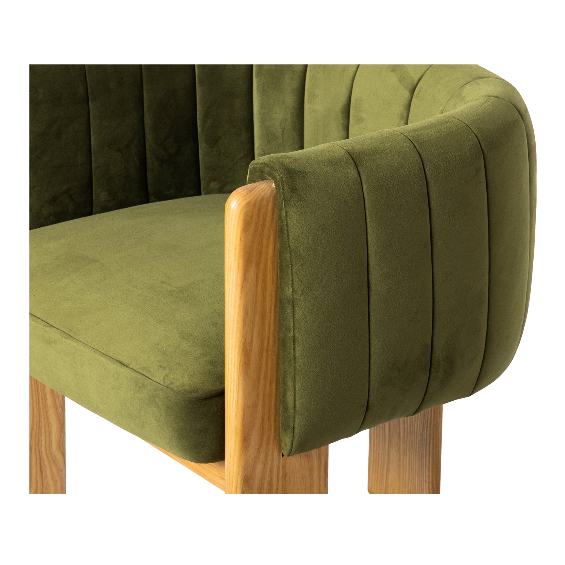 Moes Home Slipper Chairs Sofi Green Contemporary Furniture