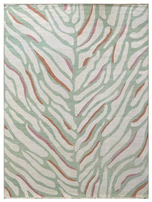 Artisan Blossom Ivory Modern Knotted Rug - Rugs - Artisan - Atlanta Designer Rugs