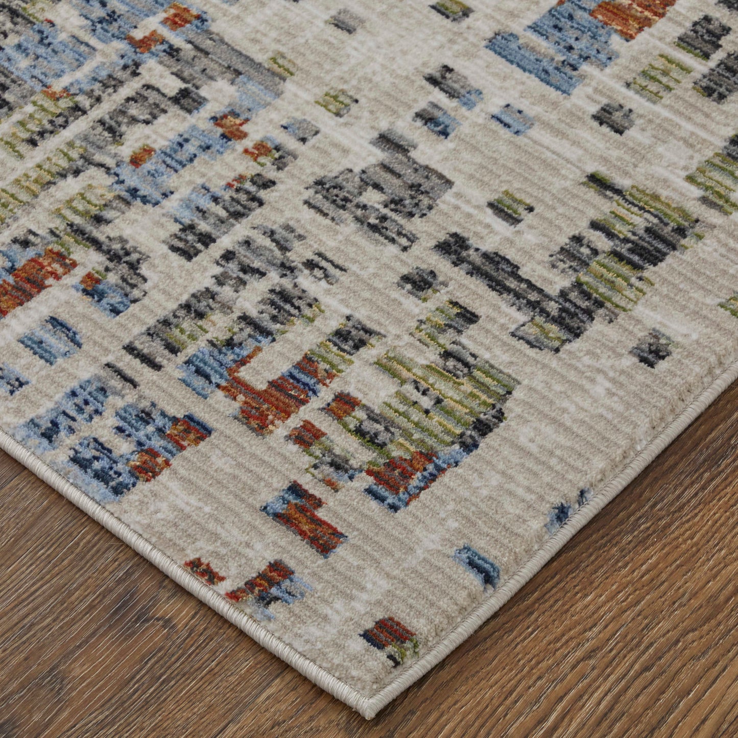 Feizy Sonora 39NVF Ivory Multi Modern/Casual/Mid - Century Mode Machinemade Rug - Rugs - Feizy - Atlanta Designer Rugs