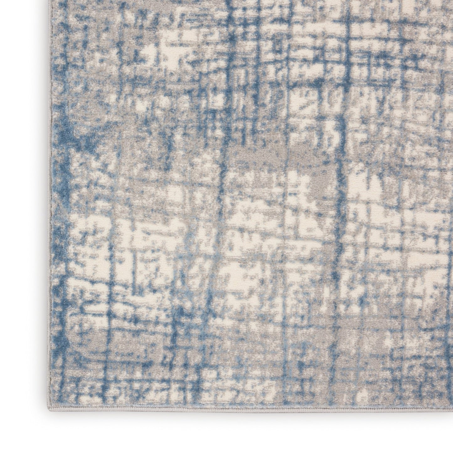 Calvin Klein Ck950 Rush CK950 Ivory Blue Contemporary Machinemade Rug - Rugs - Calvin Klein - Atlanta Designer Rugs