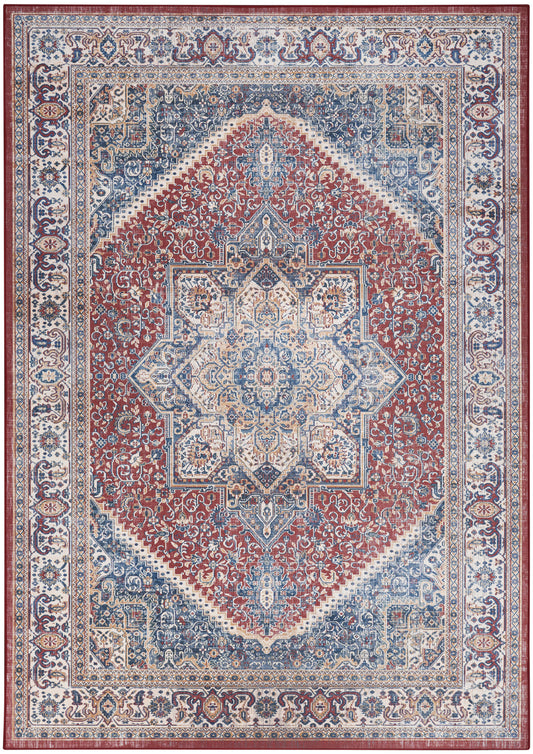 Nourison Home Vintage Home  Red Blue  Traditional