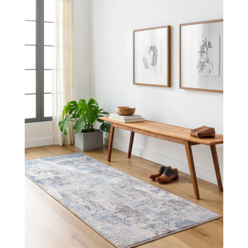 Surya Ankara AKR-2307 Dark Blue Modern Machinemade Rug