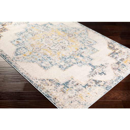 Surya Ankara AKR-2309 Ice Blue Traditional Machinemade Rug