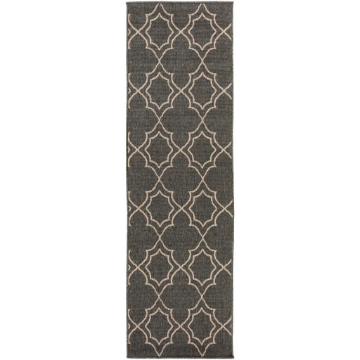 Surya Alfresco ALF-9590 Black Cottage Machinemade Rug