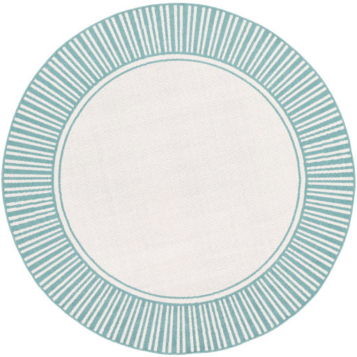 Surya Alfresco ALF-9680 Teal Cottage Machinemade Rug