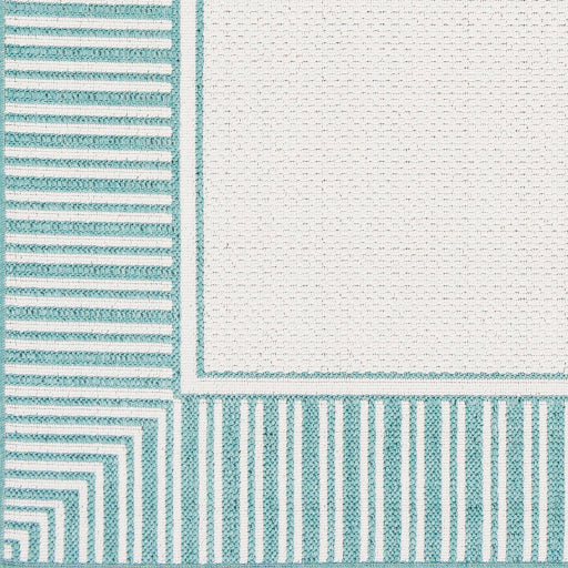 Surya Alfresco ALF-9680 Teal Cottage Machinemade Rug