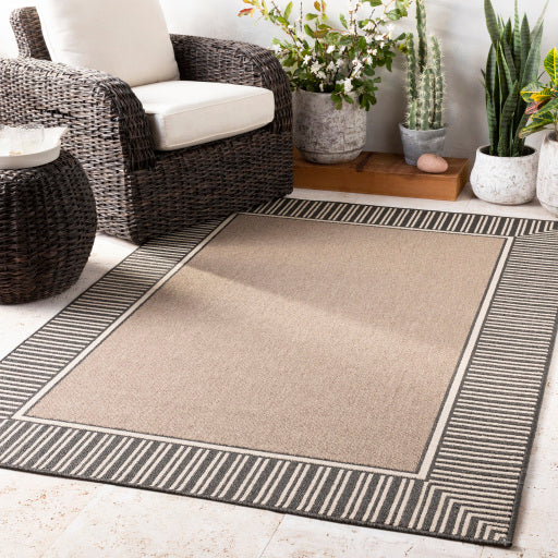 Surya Alfresco ALF-9684 Brown Cottage Machinemade Rug