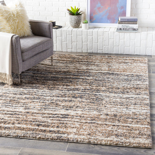 Surya Aliyah Shag ALH-2307 Charcoal Modern Machinemade Rug