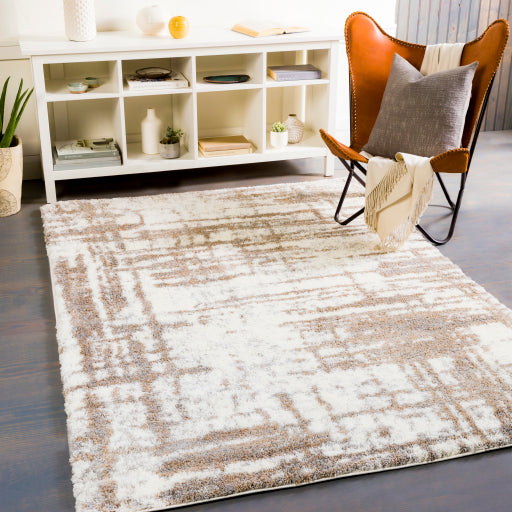 Surya Aliyah Shag ALH-2312 Cream Modern Machinemade Rug