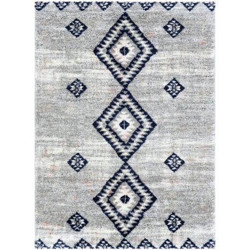 Surya Aliyah Shag ALH-2313 Light Gray Global Machinemade Rug