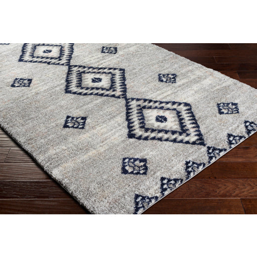 Surya Aliyah Shag ALH-2313 Light Gray Global Machinemade Rug