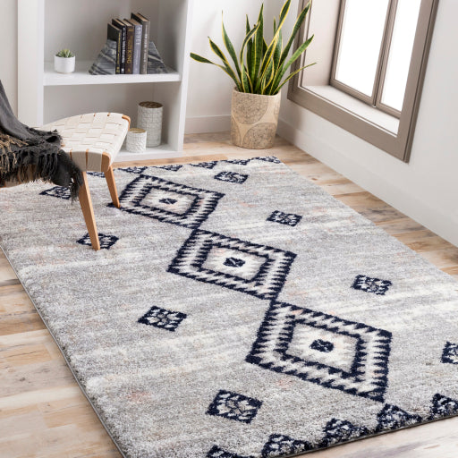 Surya Aliyah Shag ALH-2313 Light Gray Global Machinemade Rug