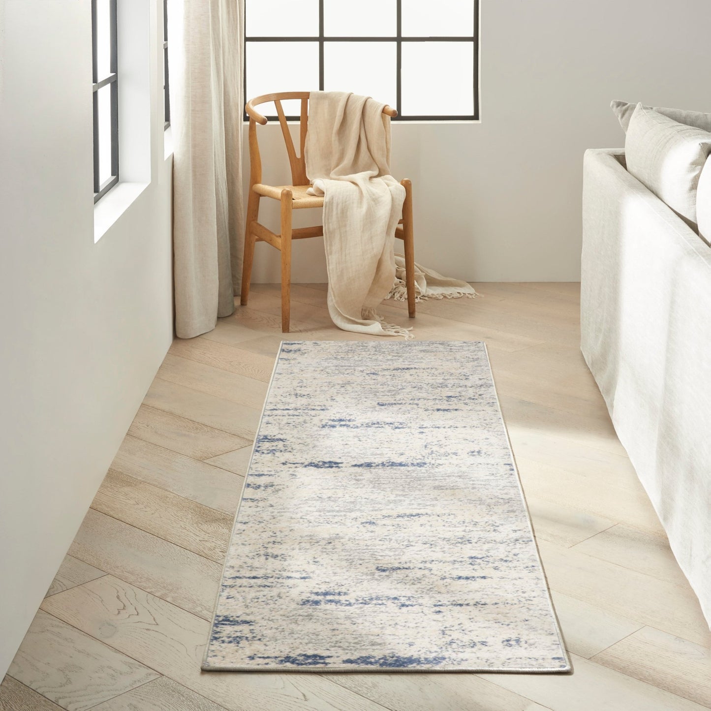 Calvin Klein River Flow RFV01 Grey Contemporary Machinemade Rug - Rugs - Calvin Klein - Atlanta Designer Rugs