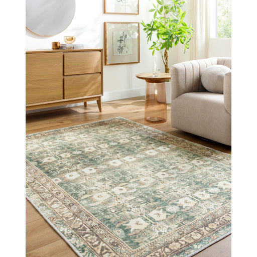 Surya Amelie AML-2396 Olive Traditional Machinemade Rug